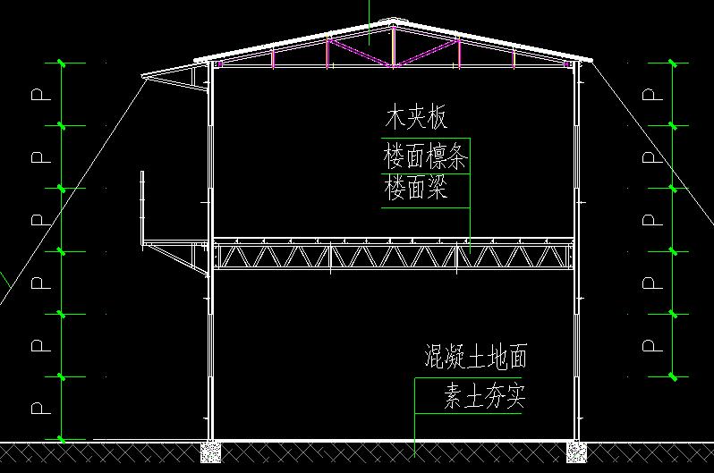 彩鋼房圖紙