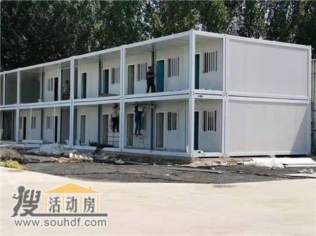 杭州名氣電器有限公司建設(shè)幸福之家時候出售7間工地活動集裝箱